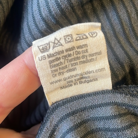 Gudrun Sjödén Corduroy Tunic Dress Pockets Casual Comfy Gray Size‎ S - Picture 5 of 5